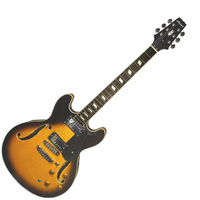 ARIA TA-CLASSIC BS – pół-hollow gitara elektryczna sunburst