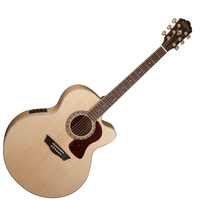 WASHBURN HJ40 SCE (N) Heritage Jumbo elektro-akustyczna Solid Sitka Spruce, klonowy tył i boki