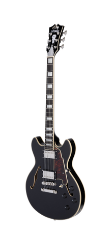 D'Angelico Premier Mini DC Black Flake - gitara elektryczna