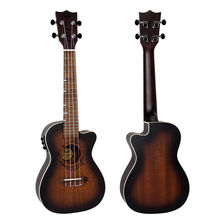 UKULELE KONCERTOWE FLIGHT DUC380 CEQ AMBER