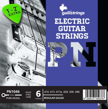Galli PN 10-46 Pure Nickel - struny do gitary elektrycznej