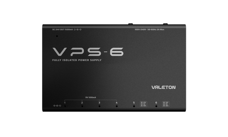 Valeton VPS-6 - zasilacz efektów z izolowanymi kanałami