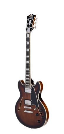 D'Angelico Premier Mini DC Brown Burst gitara elektryczna