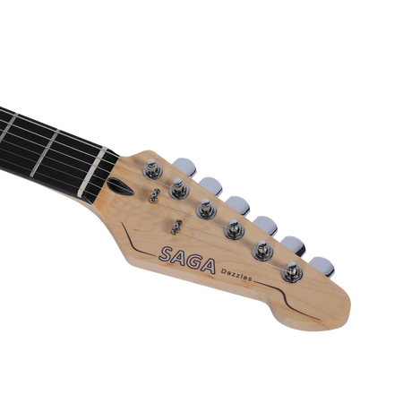 Gitara elektryczna SAGA Dazzles Dark Night Blue (HSS)