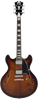 D'Angelico Premier DC Brown Burst - gitara elektryczna