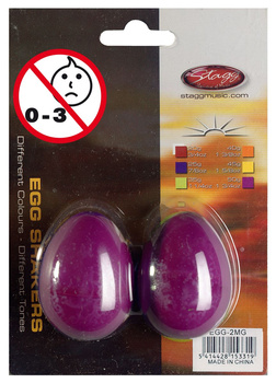 Stagg EGG 2 MG - shakery plastikowe - 50g