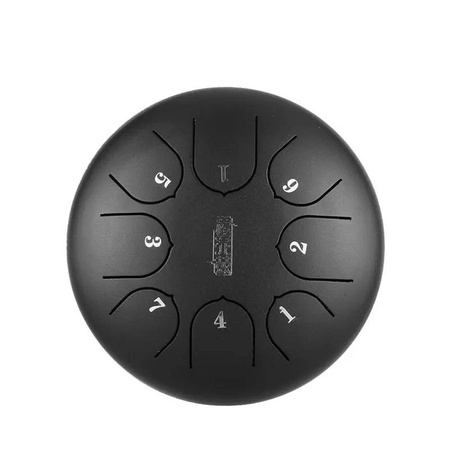 Tongue drum lotus children 6" 8 ton  Hluru-Huashu TC8-6-InkBlack