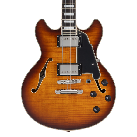 D'Angelico Premier Mini DC Dark Iced Tea Burst - gitara elektryczna