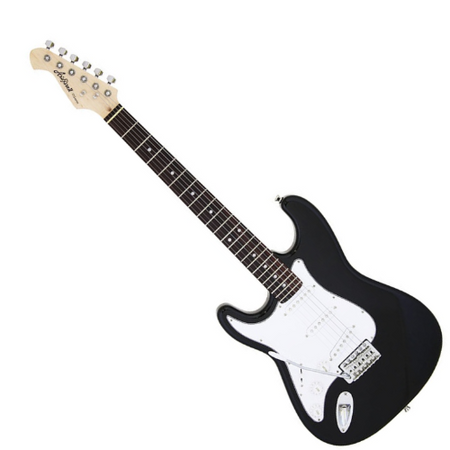 ARIA STG-003 LEFT HAND (BK) – Gitara elektryczna leworęczna, model STG-003, kolor czarny