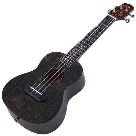 LAILA UDW-2313-FO (HG BLACK) ukulele - sopranowe, czarne połyskowe