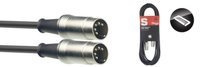 Stagg SMD3 - kabel MIDI DIN 5-pin, dwa wtyki męskie, 3 m