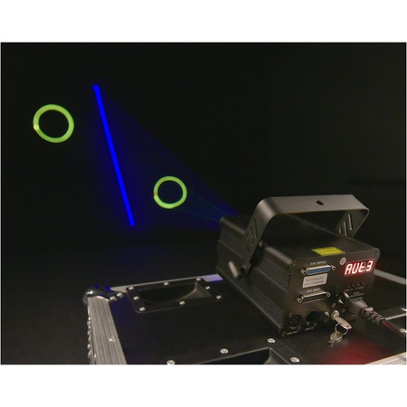 EVOLIGHTS LASER RGB 1W animacyjny ILDA