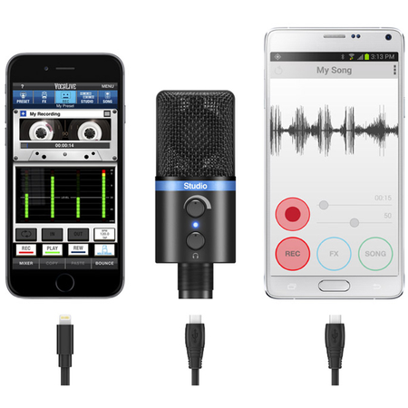 IK iRig Mic Studio Black – Mikrofon iOS/ Android