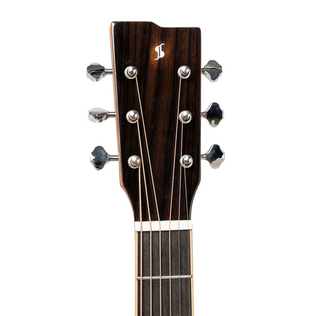 Stagg SA45 DCE-LW - gitara elektroakustyczna Dreadnought z cutaway, świerk i lacewood