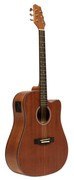 Stagg SA25 DCE MAHO - gitara elektroakustyczna dreadnought cutaway, sapele