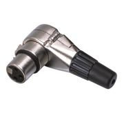 Soundsation GO-LINK SXLR034M-B - wtyk kablowy XLR męski 3-pin, kątowy 90°, opakowanie 25 sztuk