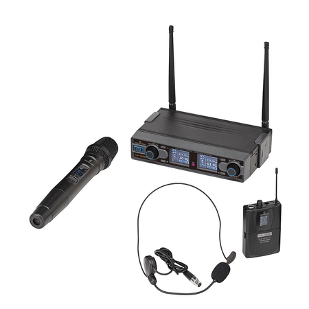 Soundsation WF-D290HP MKII-A2 - cyfrowy system UHF 606-613,5 MHz, mikrofon ręczny i nagłowny