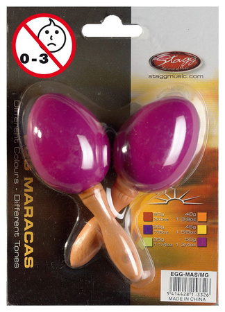 Stagg EGG MA S/MG - marakasy plastikowe magenta