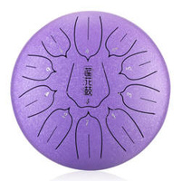 Lotus tongue drum 12" 11 ton Hluru-Huashu THL11-12-Lavender