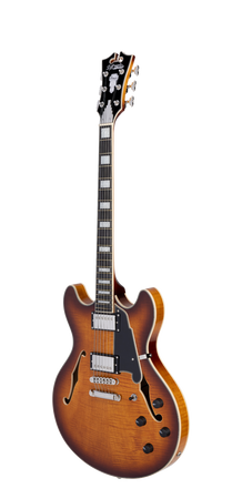 D'Angelico Premier DC Dark Iced Tea Burst - gitara elektryczna