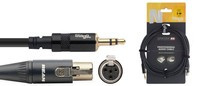 Stagg NAC3MPSMX4FR - kabel mini jack 3,5 mm / mini XLR 4-pin do nadajnika Shure, 3 m