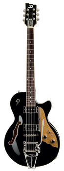 Duesenberg Starplayer TV Single Color Tops - Black - gitara elektryczna