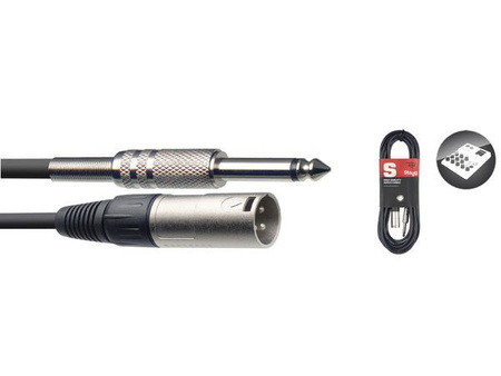 Stagg SAC3PXM DL - kabel audio, 3 m, czarny