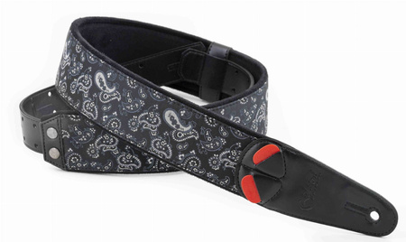 RightOn Straps Paisley Black - Pasek do Gitary