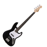 ARIA STB-JB (BK) bas elektryczny - Jazz Bass, 4-strunowy, czarny, lakierowany korpus