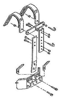 Stagg MK 1849 - uprząż do bębna marszowego