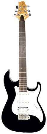 Samick Greg Bennett Malibu MB-2 BK - gitara elektryczna HSS z tremolo, Czarny