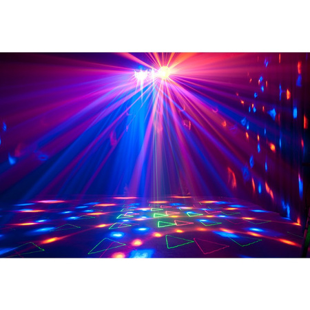 LIGHT4ME PARTY IV multiefekt derby flower laser