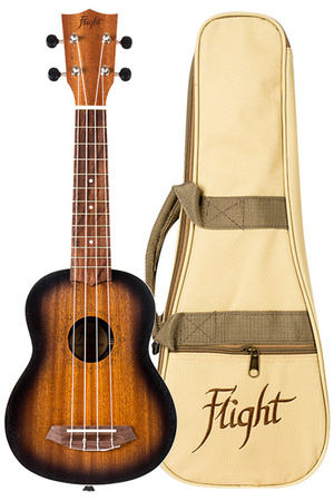 UKULELE SOPRANOWE - FLIGHT NUS380 AMBER