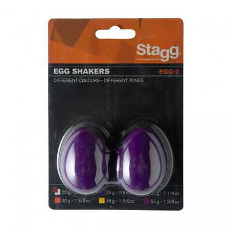 Stagg EGG-2 PP - shakery jajka, para
