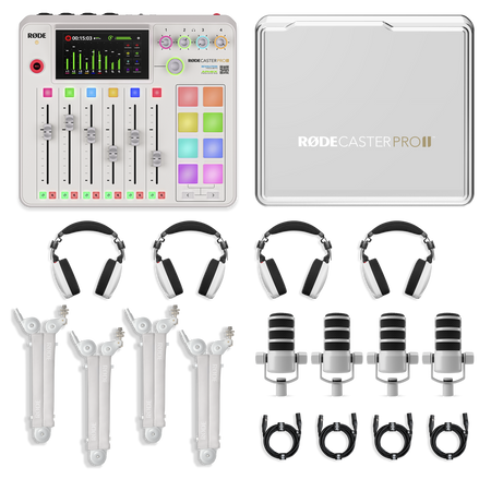 RODE Ultimate Podcaster Bundle White