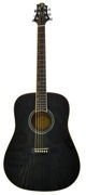 Samick Greg Bennett D-4 TBK - gitara akustyczna dreadnought, Transparent Black