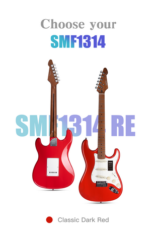 Gitara elektryczna SAGA SMF1314 RD (SSS)