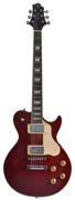Samick Avion AV-3 Transparent Red - gitara elektryczna z dwoma humbuckerami