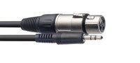 Stagg SAC3MPSBXF - kabel audio, 3 m, czarny