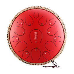 Round tongue drum Hluru 14" 15 ton TY15-14-Red