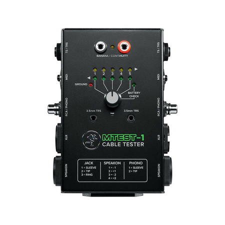 Mackie MACKIE M TEST 1 - Tester kabli audio