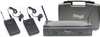 Stagg SUW 50 LL FH EU - system bezprzewodowy UHF, 2 mikrofony krawatowe