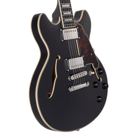 D'Angelico Premier Mini DC Black Flake - gitara elektryczna