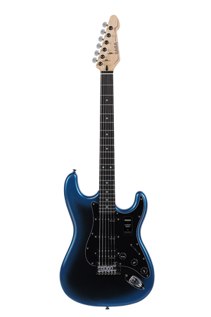 Gitara elektryczna SAGA Dazzles Dark Night Blue (HSS)