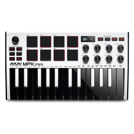 AKAI MPK MINI 3 WHITE – Mini klawiatura sterująca