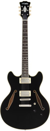 D'Angelico Excel DC Tour Solid Black - gitara elektryczna