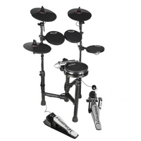 CARLSBRO CSD-130M Zestaw Perkusyjny Elektroniczny – 4 Pad + Hi-Hat + Podwójny Pad Kopułowy