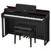 Pianino cyfrowe Casio AP-550 BK – eleganckie 88 klawiszy, klawiatura młoteczkowa, z ławą