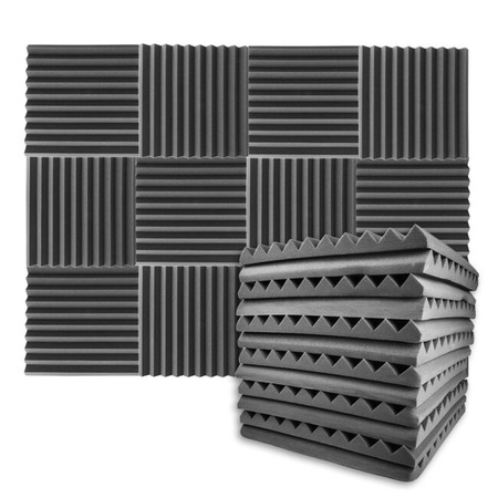 DNA AM1 panel akustyczny zestaw 12 szt. szary pian