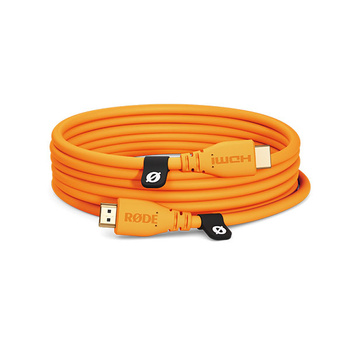 RODE HDMI CABLE 3O – Kabel 3m pomarańczowy